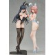 Estatuas Black Bunny Aoi y White Bunny Natsume de 30-31 cm