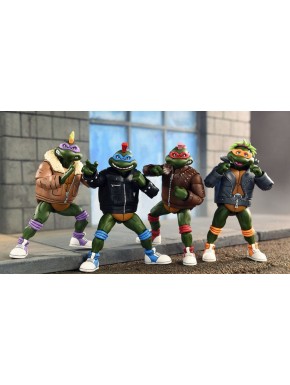 Figuras de acción Punk Turtles de Tortugas Ninja con accesorios