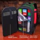Mochila verde Enhance TCG Series con compartimentos organizadores