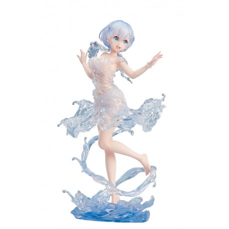 Figura de Rem de Re:Zero en vestido aqua
