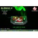 Estátua de Slimer 2.0 de Ghostbusters com base LED