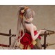 Estatua Jean Bart Azur Lane 26 cm, diseño kimono y espada