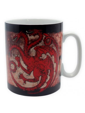 Taza Grande Juego de Tronos Targaryen Fire and Blood