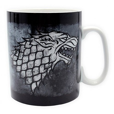 Taza Grande Juego de Tronos Stark Winter is Coming