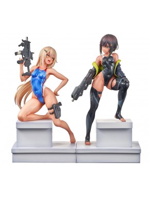 Estatuas de Bucho-chan y Kohai-chan de Arms Note