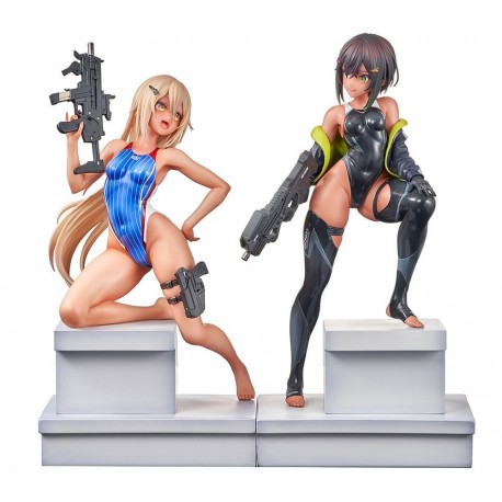 Estatuas de Bucho-chan y Kohai-chan de Arms Note