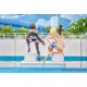 Estatuas de Bucho-chan y Kohai-chan de Arms Note