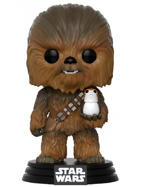 Funko Pop! Star Wars Chewbacca con Porg Episodio VIII