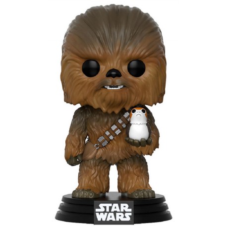 Funko Pop! Star Wars Chewbacca with Porg Episode VIII