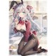 Statue Bunny Chan 20 cm en PVC avec tenue rouge