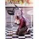 Statue Bunny Chan 20 cm en PVC avec tenue rouge