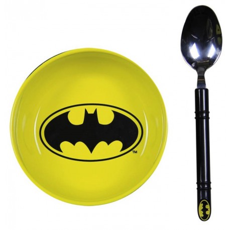 Set de Desayuno Bol y Cuchara Batman