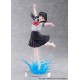 Statue Komichi Akebi en uniforme scolaire avec effet d'eau