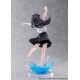 Statue Komichi Akebi en uniforme scolaire avec effet d'eau