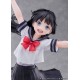 Statue Komichi Akebi en uniforme scolaire avec effet d'eau