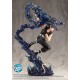 Estatua de Hiei de Yu Yu Hakusho en PVC con efectos azules