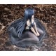 Estatua PVC de Kuroyukihime en vestido negro, Accel World