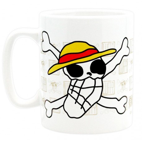 Taza Grande One Piece Logo por Luffy