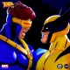 Figura de Cyclops 30 cm de X-Men '97 con traje azul y amarillo