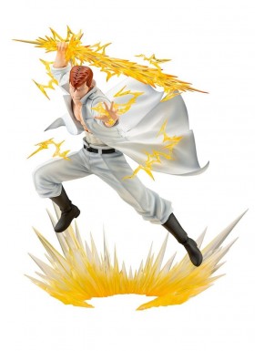 Kazuma Kuwabara Yu Yu Hakusho statue in dynamic pose.