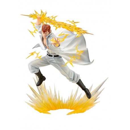 Estátua de Kazuma Kuwabara de Yu Yu Hakusho em pose dinâmica.