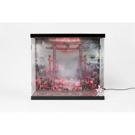 SHINSAI display acrílico con iluminación y figura Inbina Rasethuhime Saki