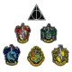 6 Embroidered Patches Houses Harry Potter