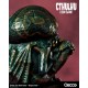 Cofre Estátua Cthulhu de H.P. Lovecraft em cor original 24 cm