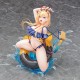 Estatua de Kumano Azur Lane en bañador azul con flotador