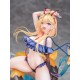 Estatua de Kumano Azur Lane en bañador azul con flotador
