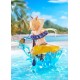 Estatua de Kumano Azur Lane en bañador azul con flotador