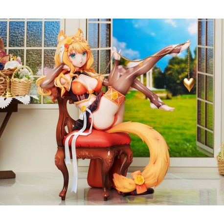 Estatua PVC de Maple de Nekopara sentada en silla, 19 cm