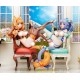 Estatua PVC de Maple de Nekopara sentada en silla, 19 cm