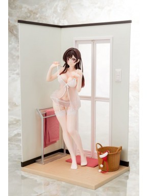 Estatua de Chizuru Mizuhara en lencería blanca de PVC 1/6