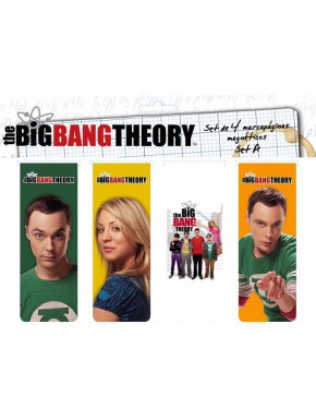 Set Marcapáginas magnéticos de Big Bang Theory
