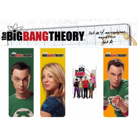 Set Marcapáginas magnéticos de Big Bang Theory