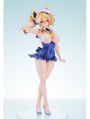 Statue de Gene Phantasy Star Online 2 en tenue bleue