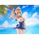 Estatua de Gene Phantasy Star Online 2 en traje azul