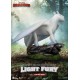 Estátua de Light Fury de Como Treinar o Seu Dragão 3