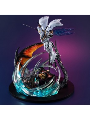 Estatua PVC de Sirvine de Aura Battler Dunbine en pose dinámica.