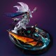 Estatua PVC de Sirvine de Aura Battler Dunbine en pose dinámica.