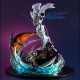 Estatua PVC de Sirvine de Aura Battler Dunbine en pose dinámica.