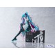 Estátua de Hatsune Miku x MTV de 20 cm