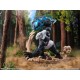 Estatua Panda Jujutsu Kaisen PVC 34 cm con efectos