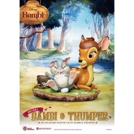 Estatua de Bambi y Thumper Master Craft edición limitada Disney
