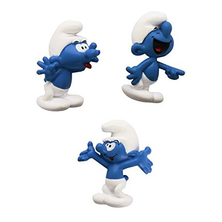 The Smurfs Set of 3 Magnets