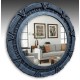 Miroir mural Stargate de 50 cm avec bordure en polystone