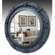 Miroir mural Stargate de 50 cm avec bordure en polystone