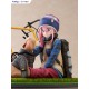 Estatua PVC Nadeshiko Kagamihara con bicicleta amarilla de Laid Back Camp