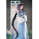 Estatua Ling-Er de The Legend of Sword and Fairy en tonos celestes